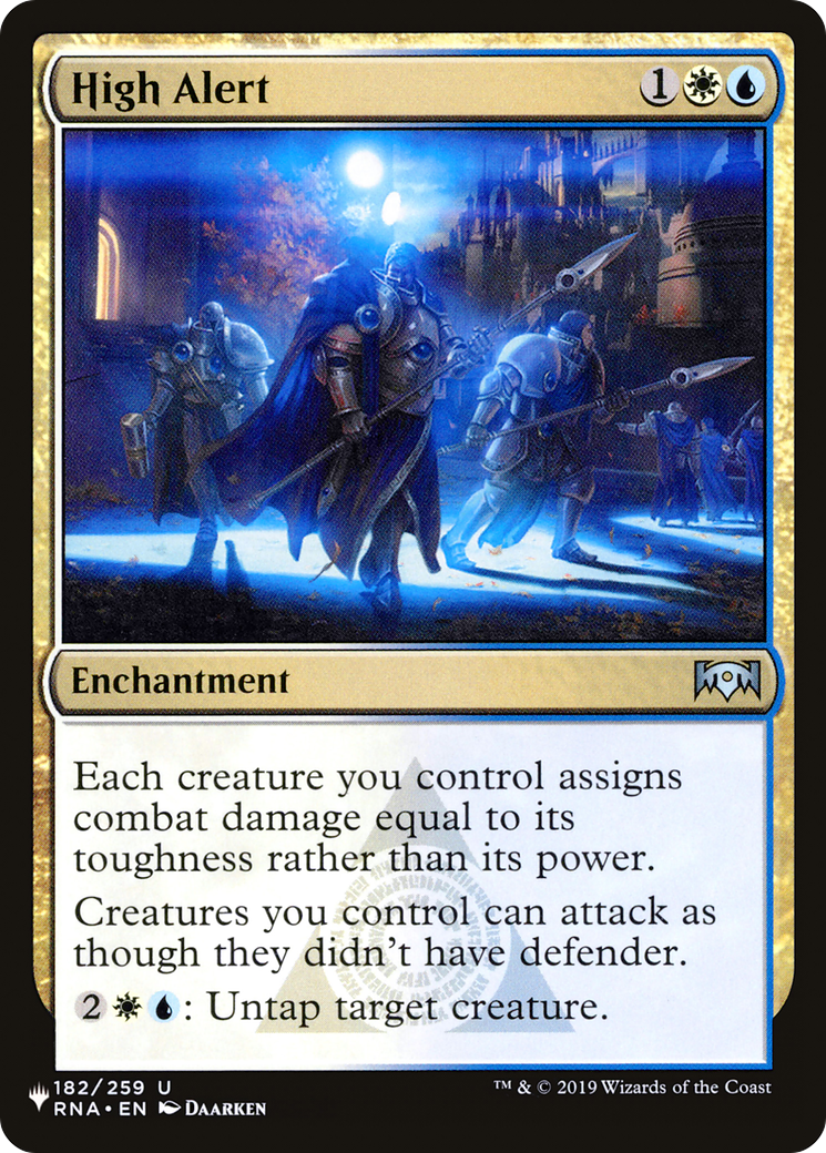 High Alert [The List] | Card Merchant Takapuna