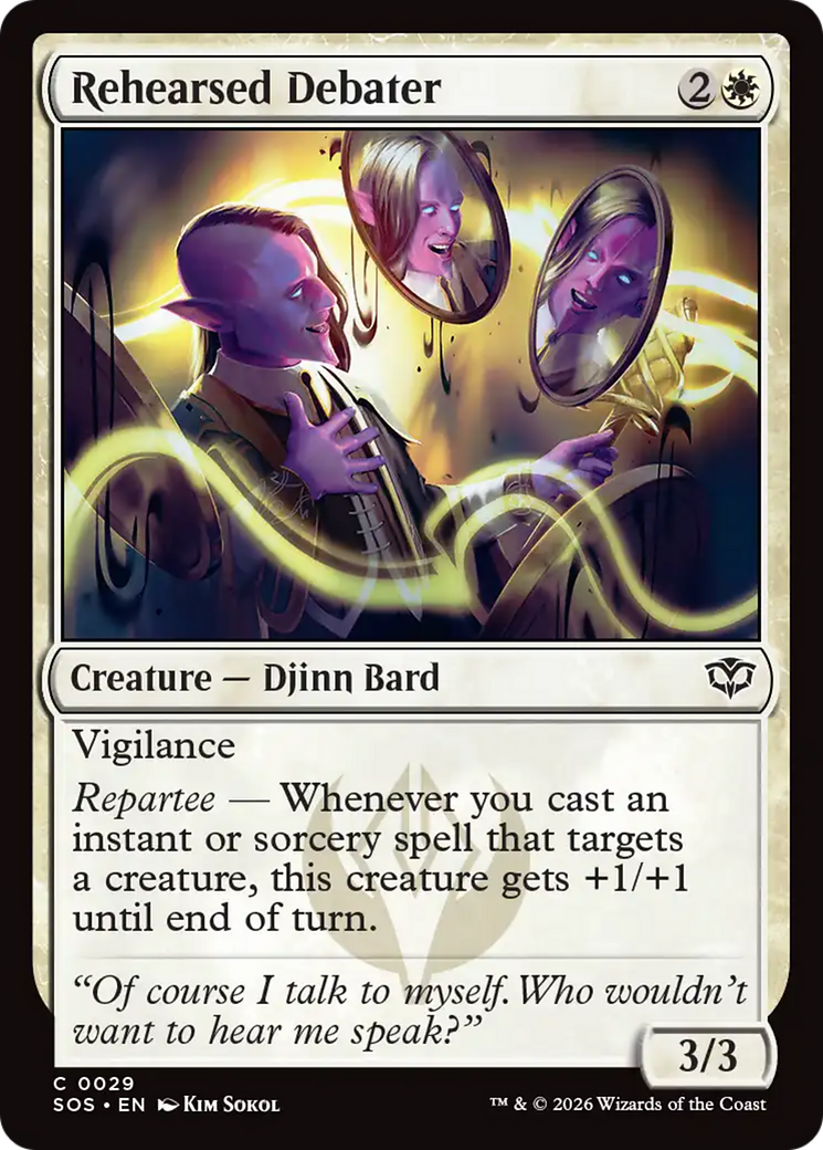 Rehearsed Debater [Secrets of Strixhaven] | Card Merchant Takapuna