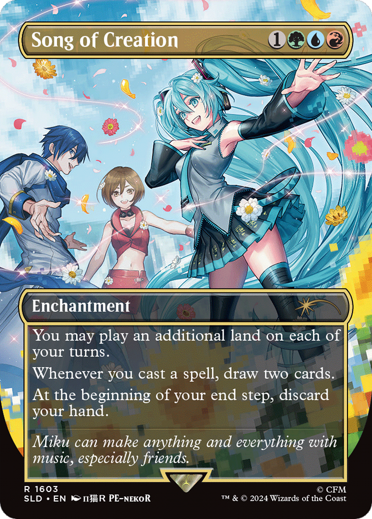 Song of Creation (Rainbow Foil) [Secret Lair Drop Series] | Card Merchant Takapuna
