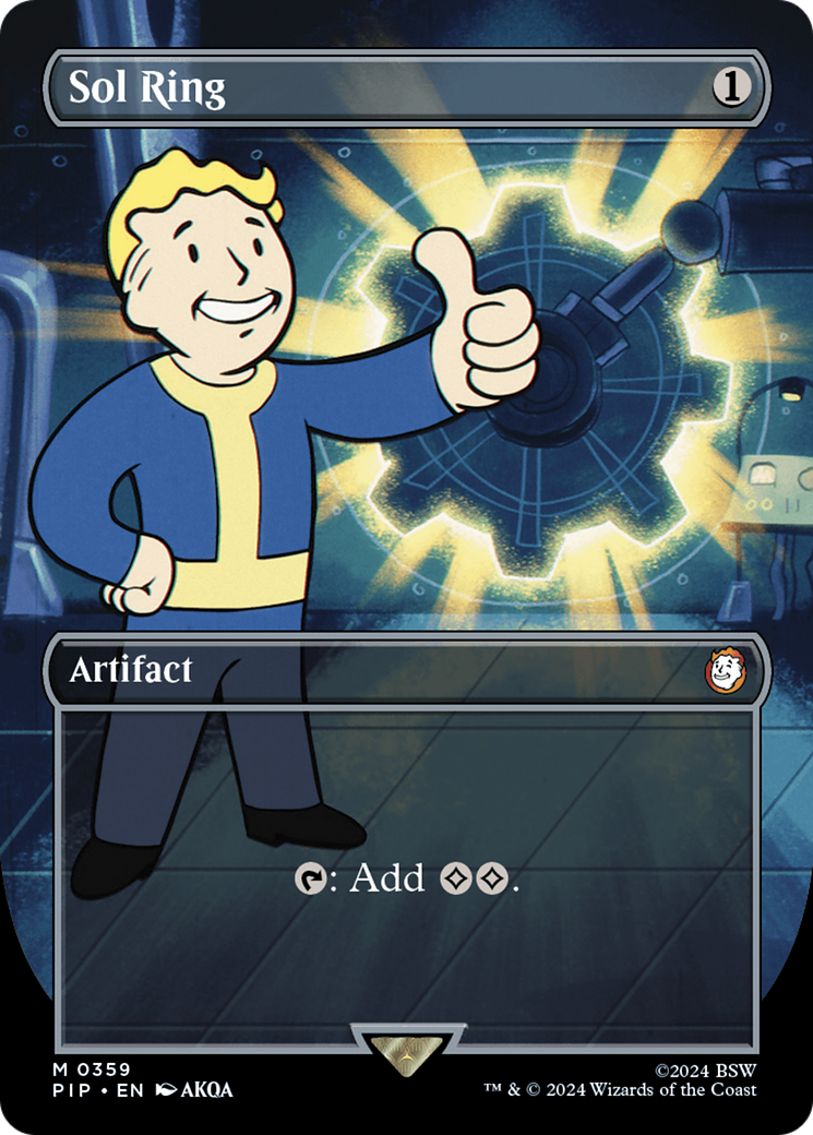 Sol Ring (Borderless) [Fallout] | Card Merchant Takapuna