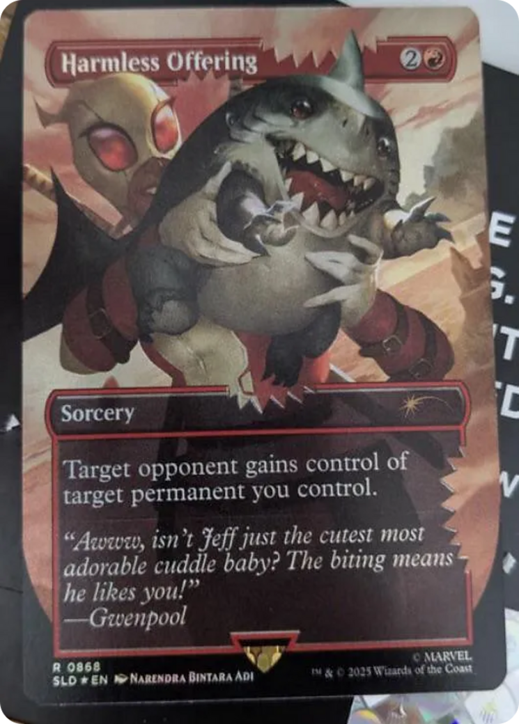 Harmless Offering (Rainbow Foil) [Secret Lair Drop Series] | Card Merchant Takapuna