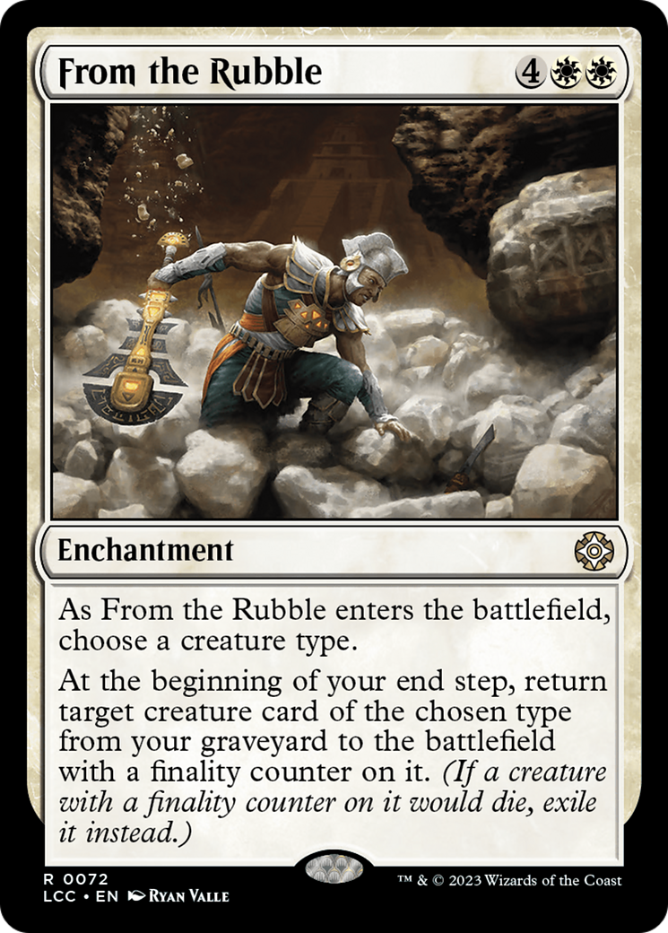From the Rubble [The Lost Caverns of Ixalan Commander] | Card Merchant Takapuna