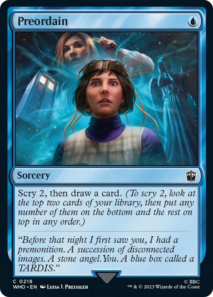 Preordain [Doctor Who] | Card Merchant Takapuna