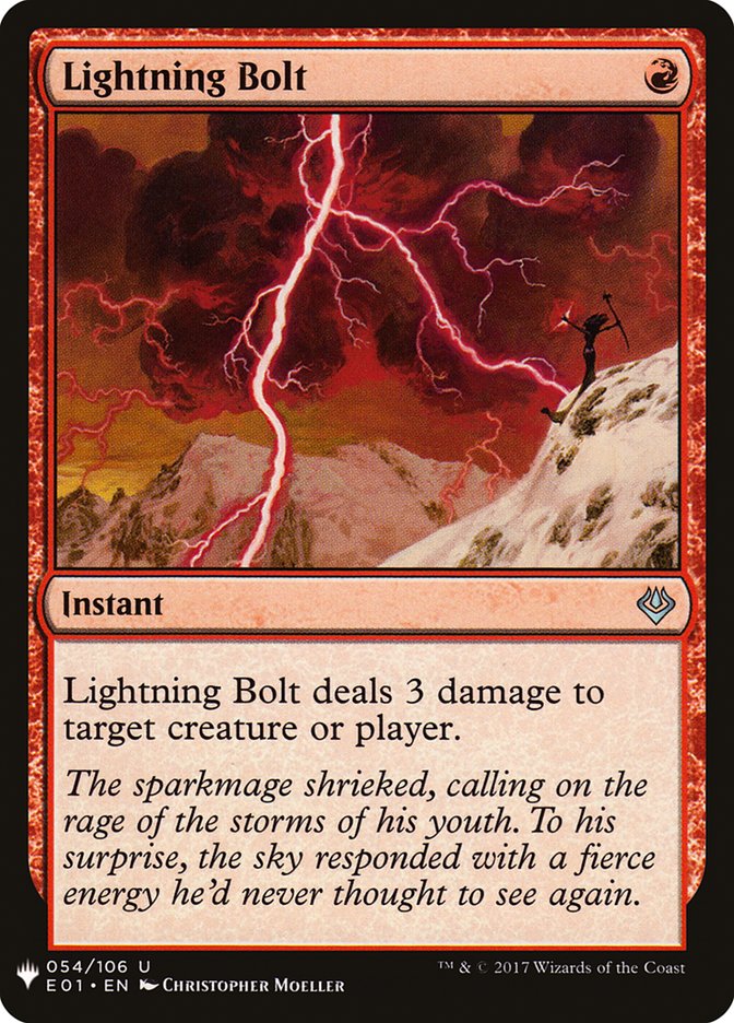 Lightning Bolt [Mystery Booster] | Card Merchant Takapuna