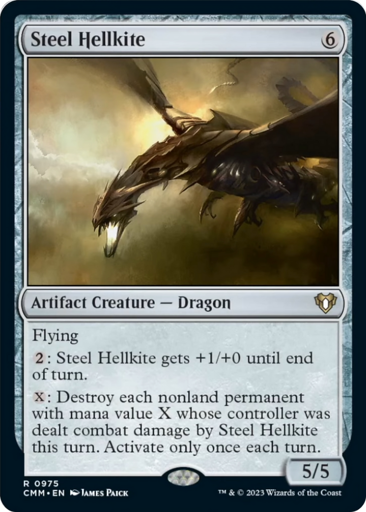 Steel Hellkite [Commander Masters] | Card Merchant Takapuna