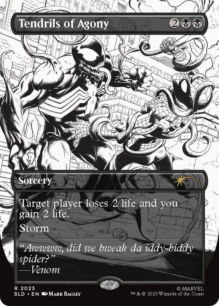 Tendrils of Agony (2023) (Rainbow Foil) [Secret Lair Drop Series] | Card Merchant Takapuna