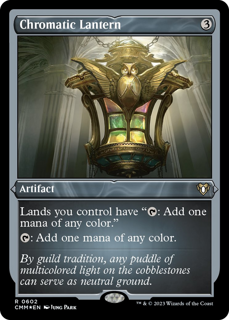 Chromatic Lantern (Foil Etched) [Commander Masters] | Card Merchant Takapuna