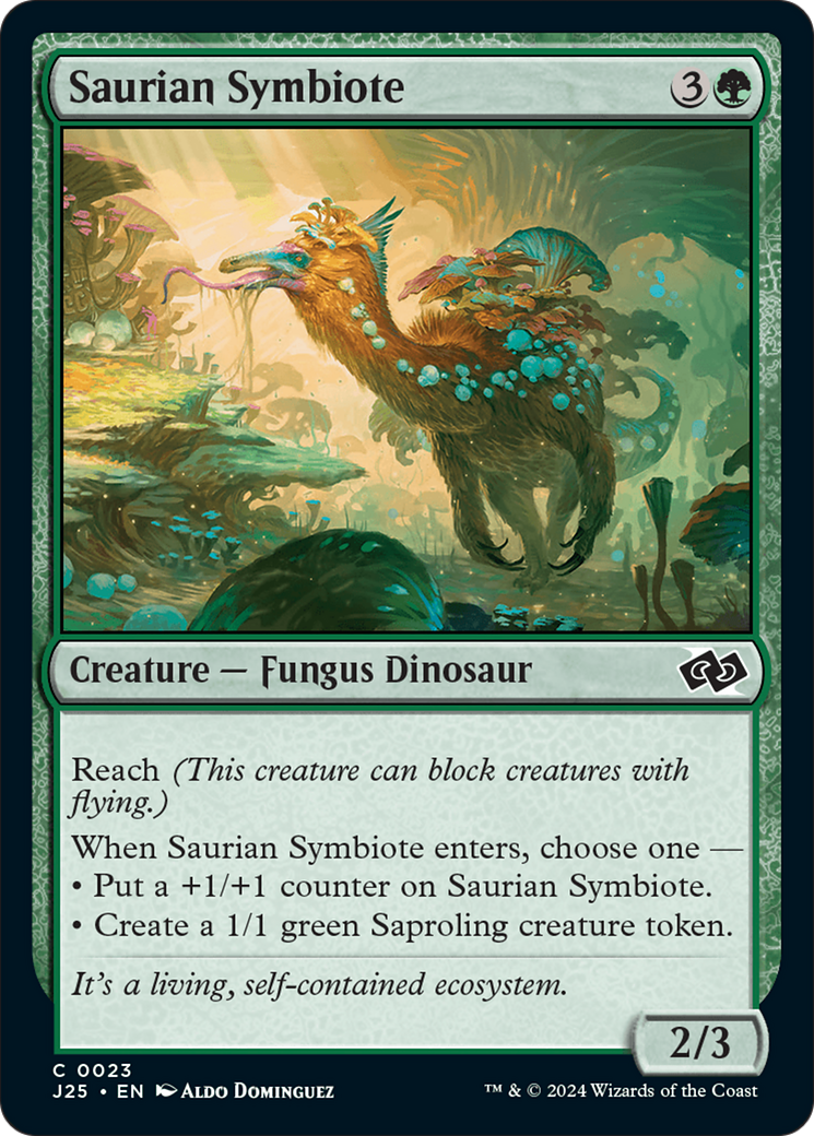 Saurian Symbiote [Foundations Jumpstart] | Card Merchant Takapuna