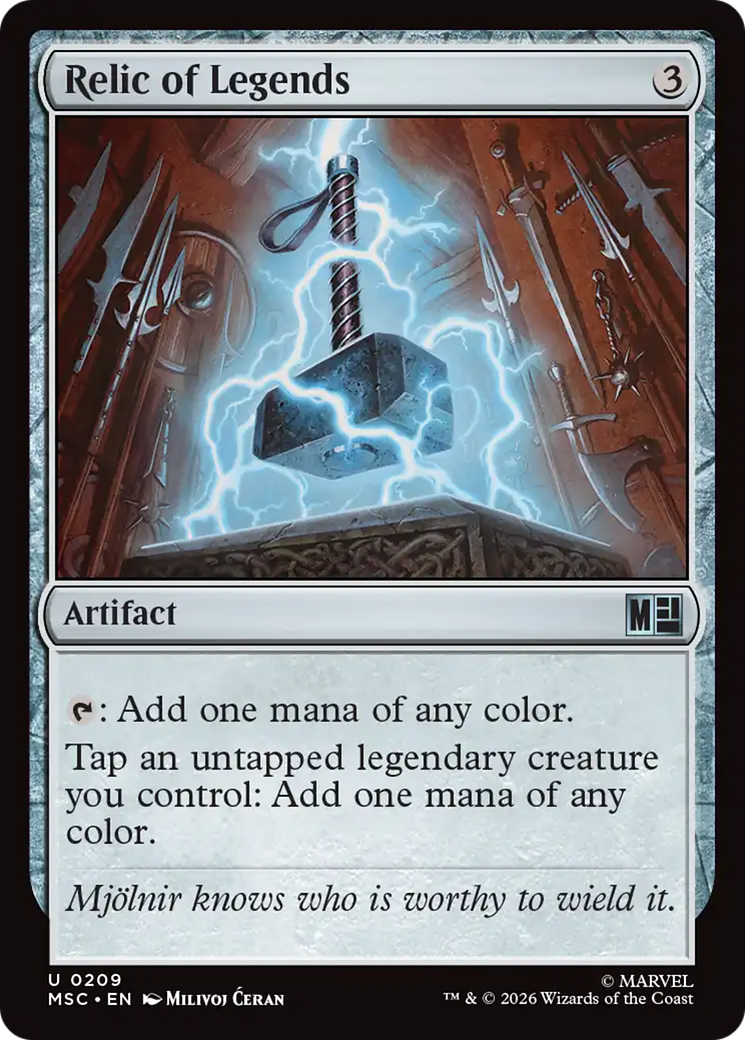 Relic of Legends [Marvel Super Heroes Commander] | Card Merchant Takapuna