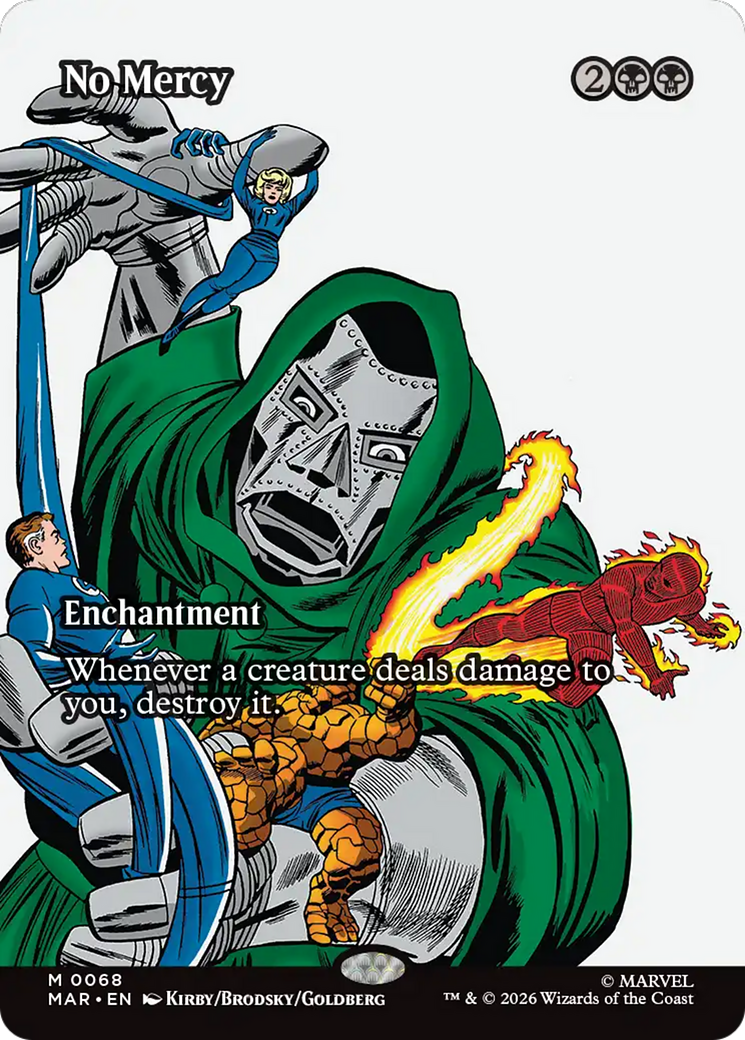 No Mercy (Borderless) [Marvel Universe: Eternal-Legal] | Card Merchant Takapuna