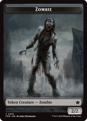 Rat (0014) // Zombie Double-Sided Token [Foundations Tokens] | Card Merchant Takapuna