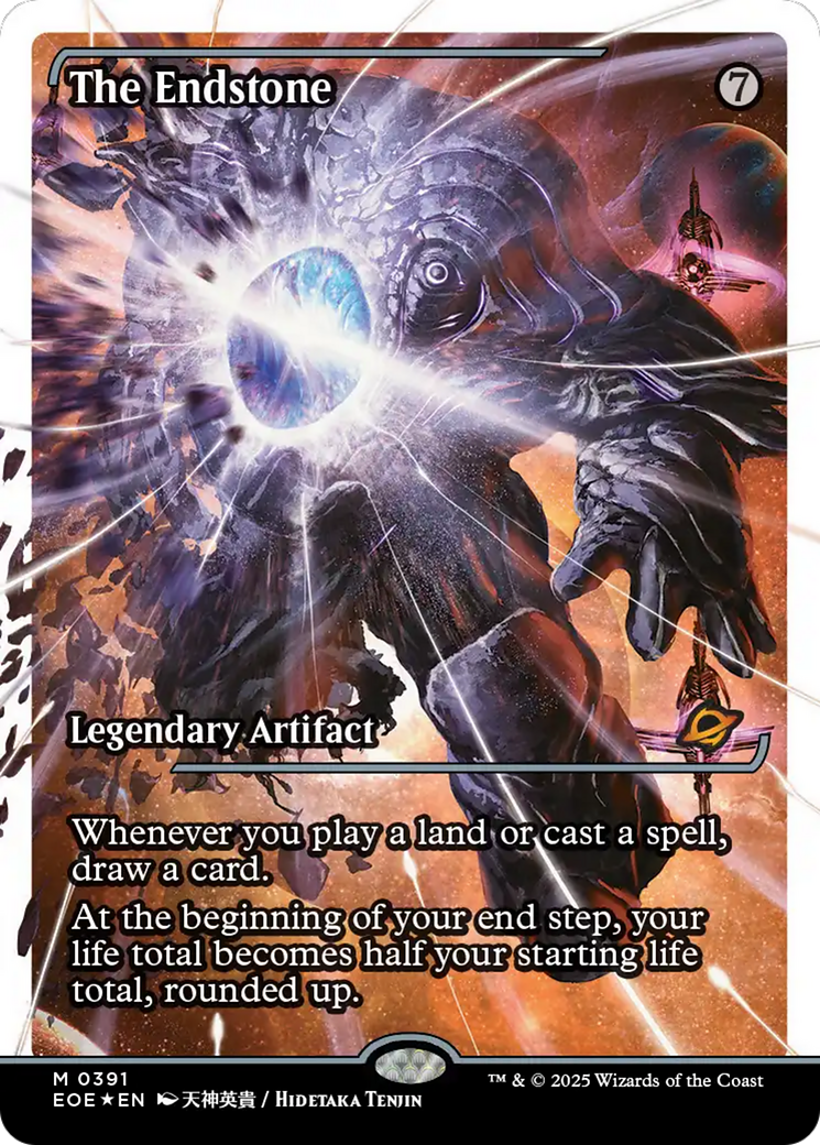 The Endstone (Showcase) (Fracture Foil) [Edge of Eternities] | Card Merchant Takapuna