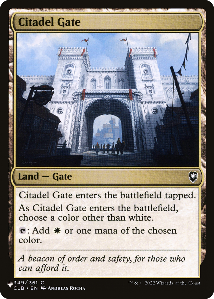 Citadel Gate [The List] | Card Merchant Takapuna