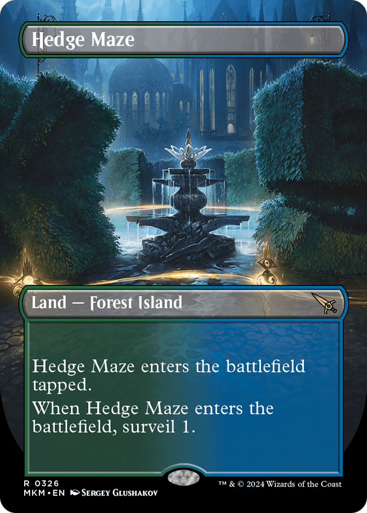 Hedge Maze (Borderless) [Murders at Karlov Manor] | Card Merchant Takapuna