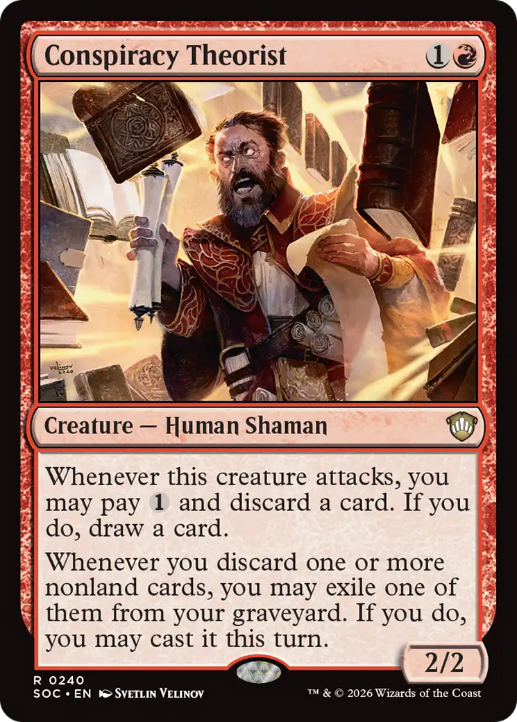 Conspiracy Theorist [Secrets of Strixhaven Commander] | Card Merchant Takapuna