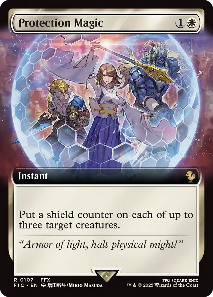 Protection Magic (Extended Art) [FINAL FANTASY Commander] | Card Merchant Takapuna