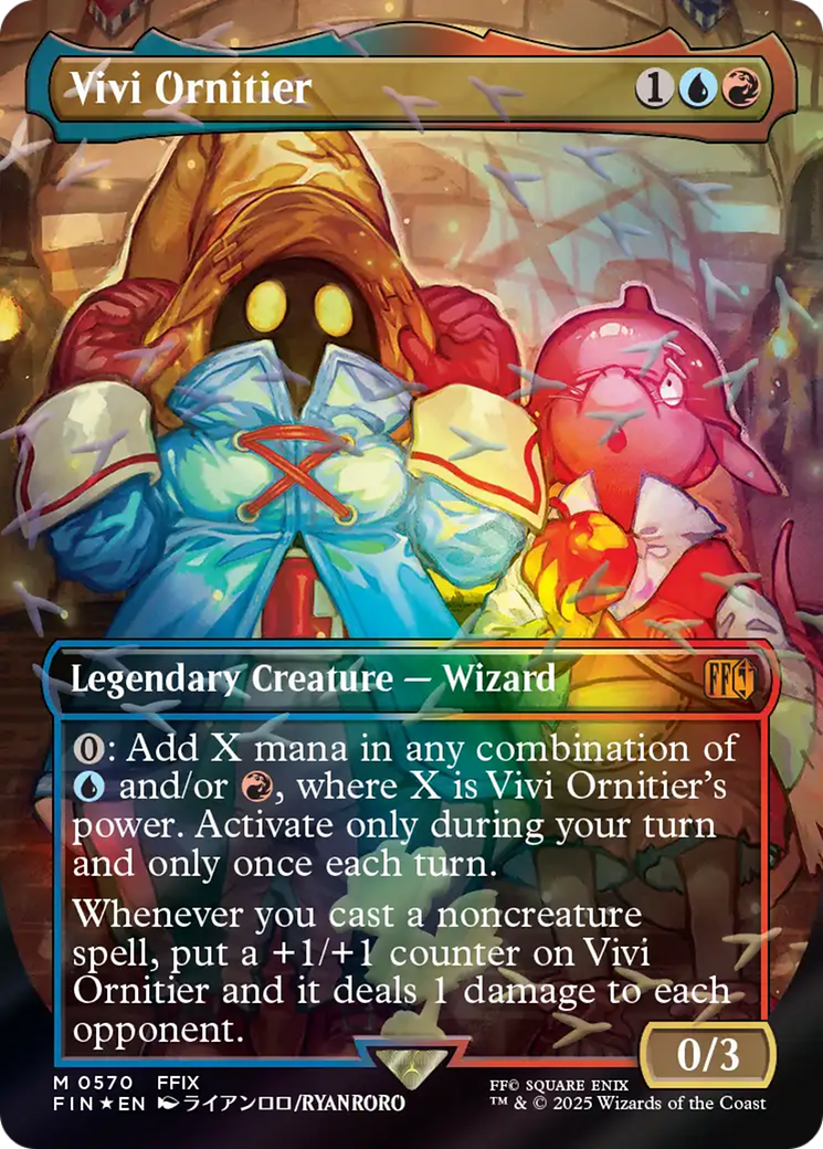 Vivi Ornitier (Borderless) (Chocobo Track Foil) [FINAL FANTASY] | Card Merchant Takapuna