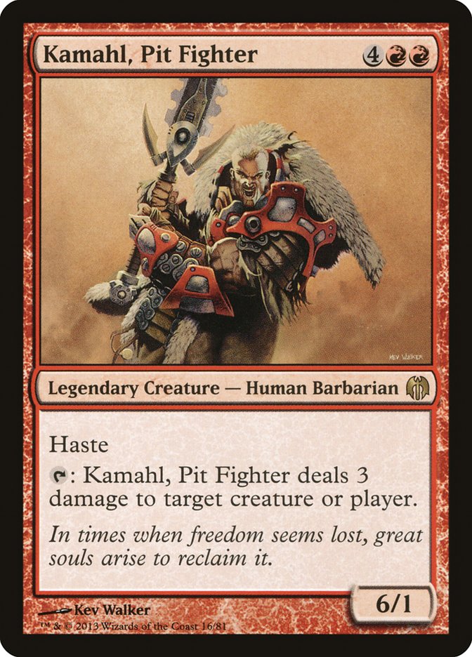 Kamahl, Pit Fighter [Duel Decks: Heroes vs. Monsters] | Card Merchant Takapuna