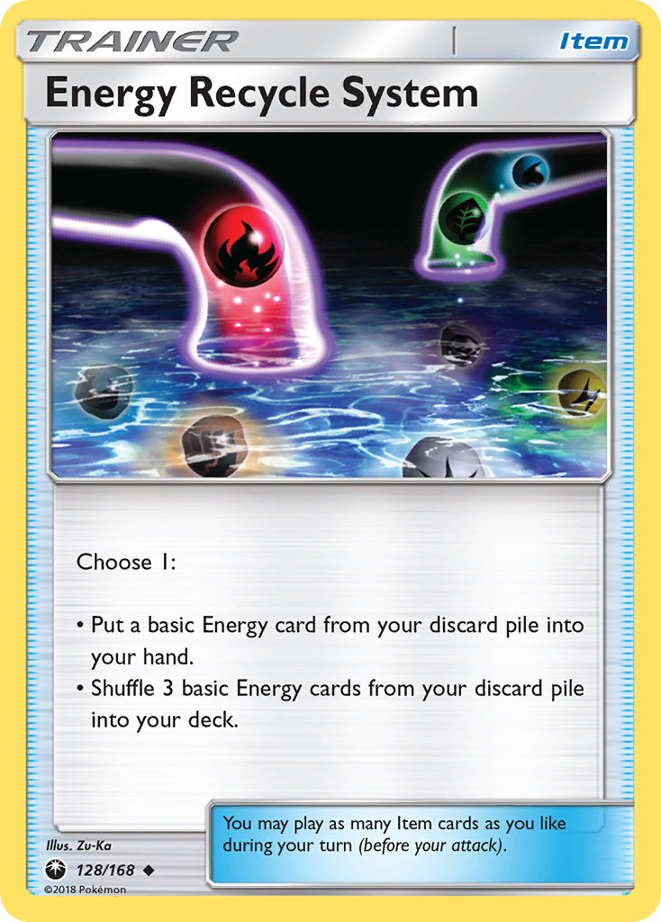 Energy Recycle System (128/168) [Sun & Moon: Celestial Storm] | Card Merchant Takapuna