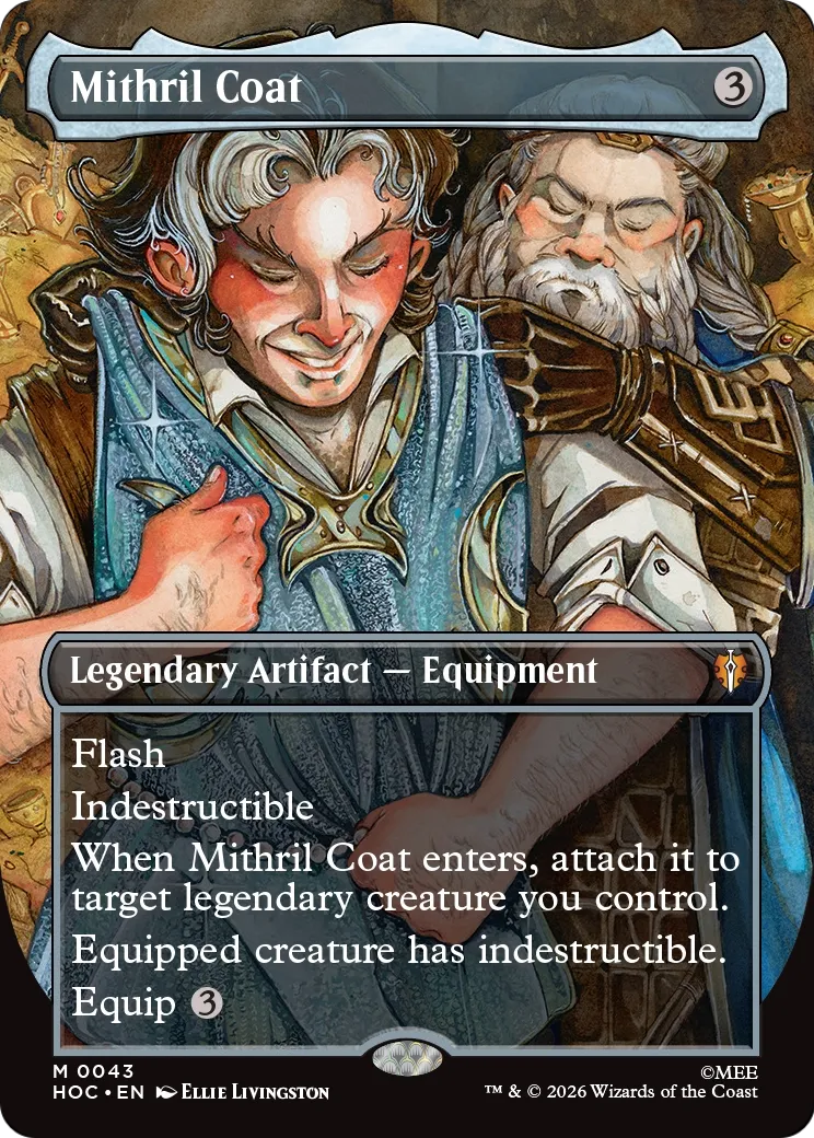 Mithril Coat (Borderless) [The Hobbit: Eternal-Legal] | Card Merchant Takapuna