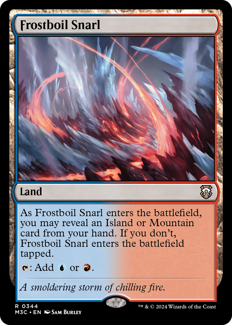Frostboil Snarl (Ripple Foil) [Modern Horizons 3 Commander] | Card Merchant Takapuna