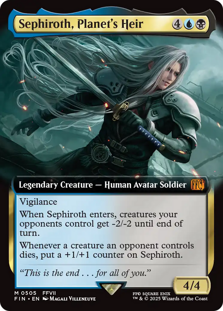 Sephiroth, Planet's Heir (Extended Art) [FINAL FANTASY] | Card Merchant Takapuna