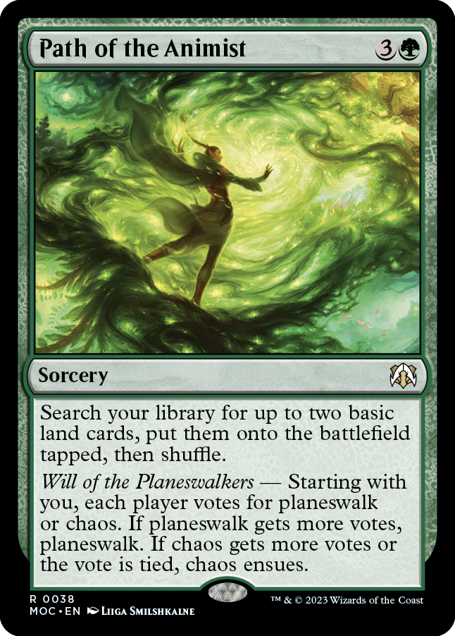 Path of the Animist [March of the Machine Commander] | Card Merchant Takapuna