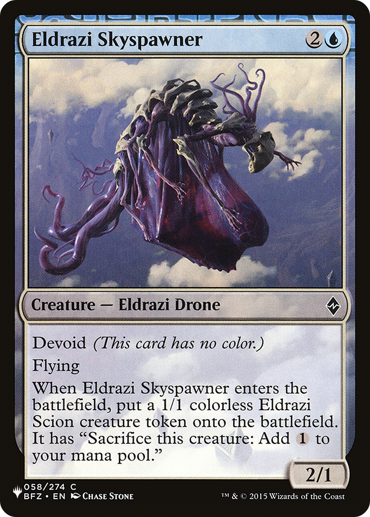 Eldrazi Skyspawner [The List] | Card Merchant Takapuna
