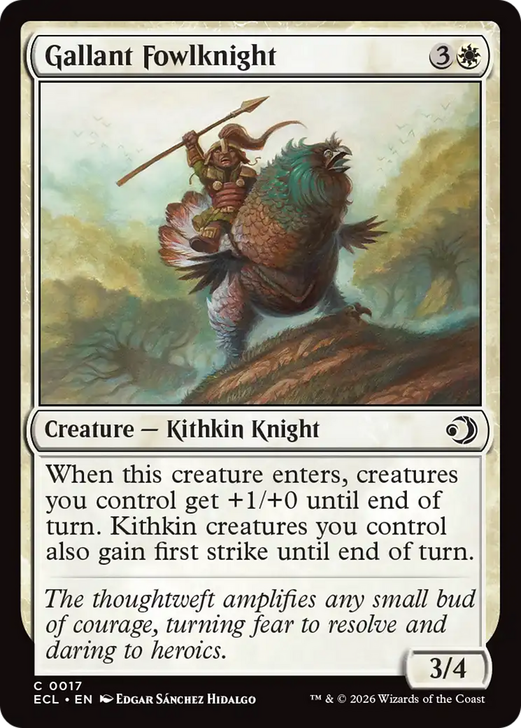 Gallant Fowlknight [Lorwyn Eclipsed] | Card Merchant Takapuna
