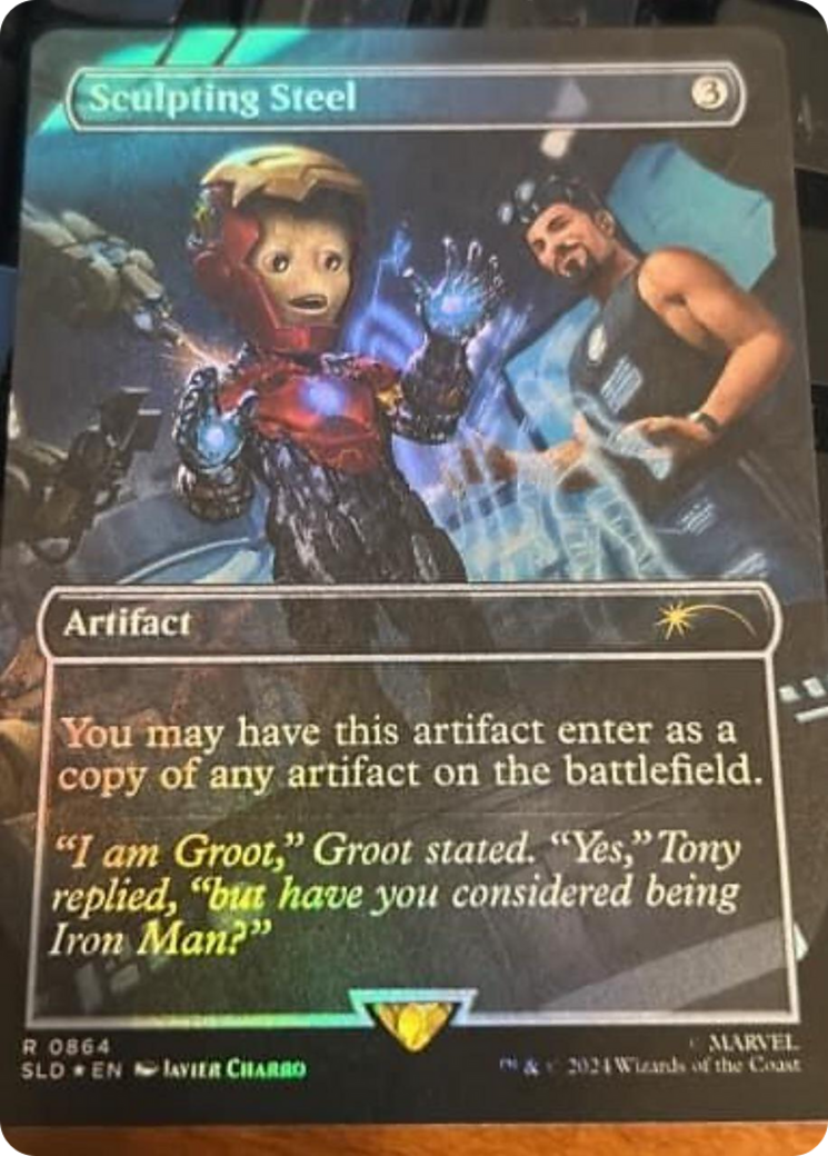 Sculpting Steel (Rainbow Foil) [Secret Lair Drop Series] | Card Merchant Takapuna