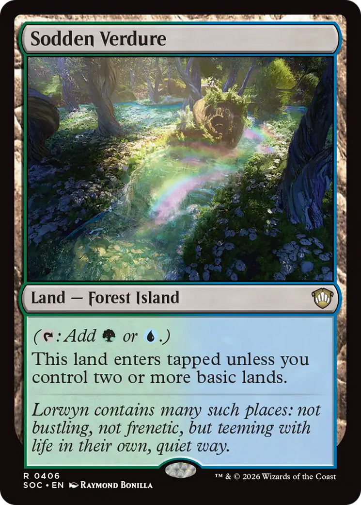 Sodden Verdure [Secrets of Strixhaven Commander] | Card Merchant Takapuna