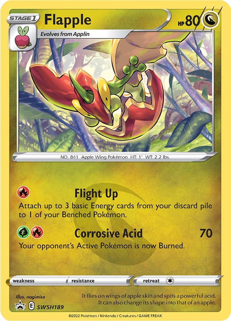 Flapple (SWSH189) [Sword & Shield: Black Star Promos] | Card Merchant Takapuna