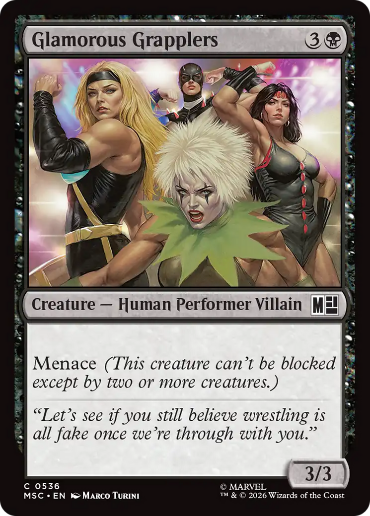 Glamorous Grapplers [Marvel Super Heroes Commander] | Card Merchant Takapuna