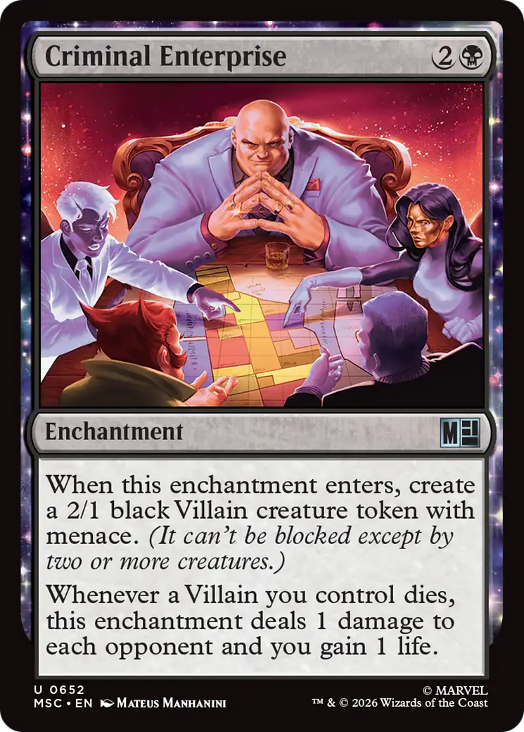 Criminal Enterprise [Marvel Super Heroes Commander] | Card Merchant Takapuna