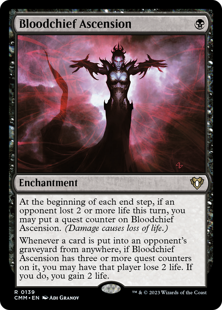 Bloodchief Ascension [Commander Masters] | Card Merchant Takapuna