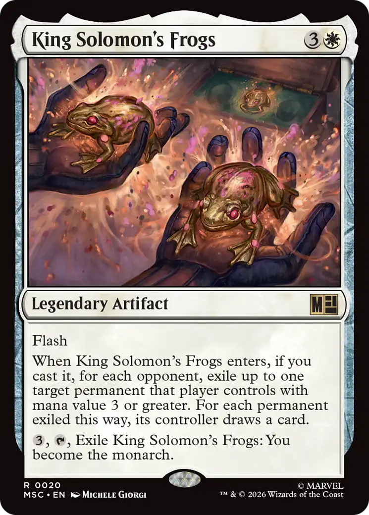 King Solomon's Frogs [Marvel Super Heroes Commander] | Card Merchant Takapuna