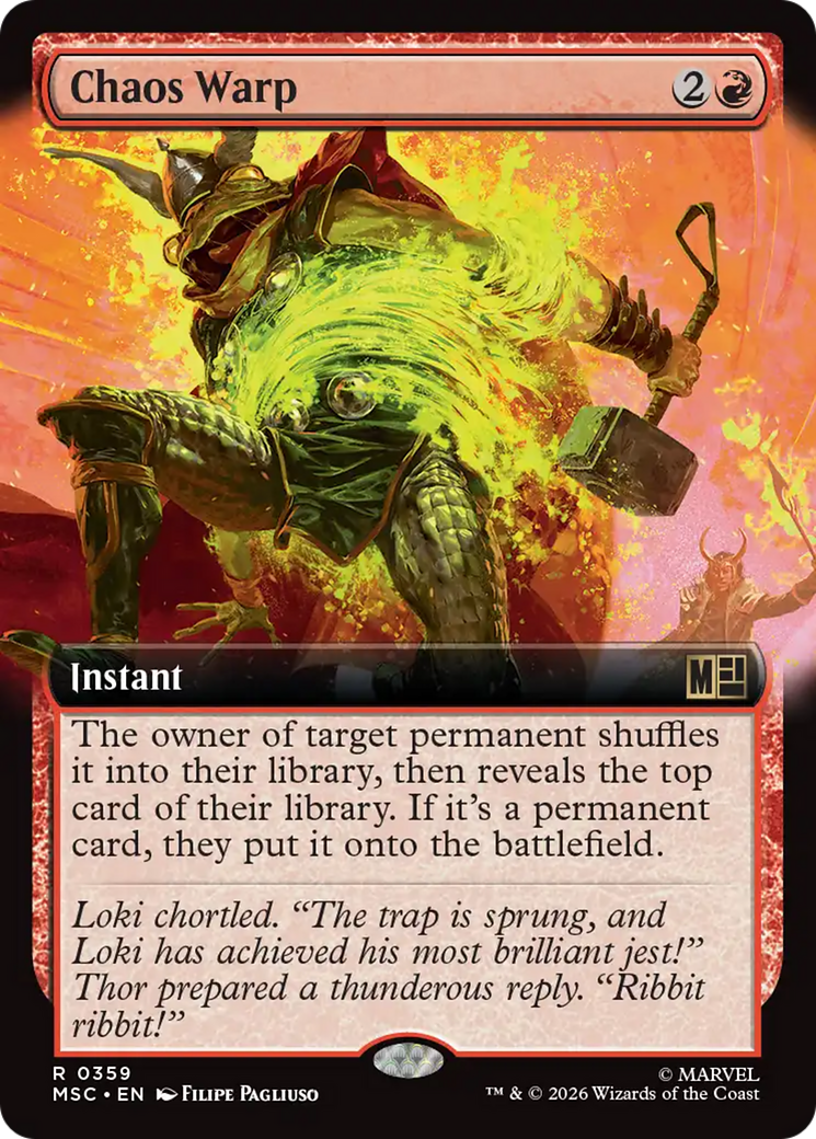 Chaos Warp (Extended Art) [Marvel Super Heroes Commander] | Card Merchant Takapuna