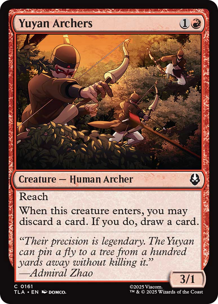 Yuyan Archers [Avatar: The Last Airbender] | Card Merchant Takapuna