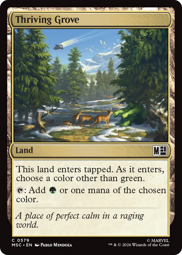 Thriving Grove [Marvel Super Heroes Commander] | Card Merchant Takapuna