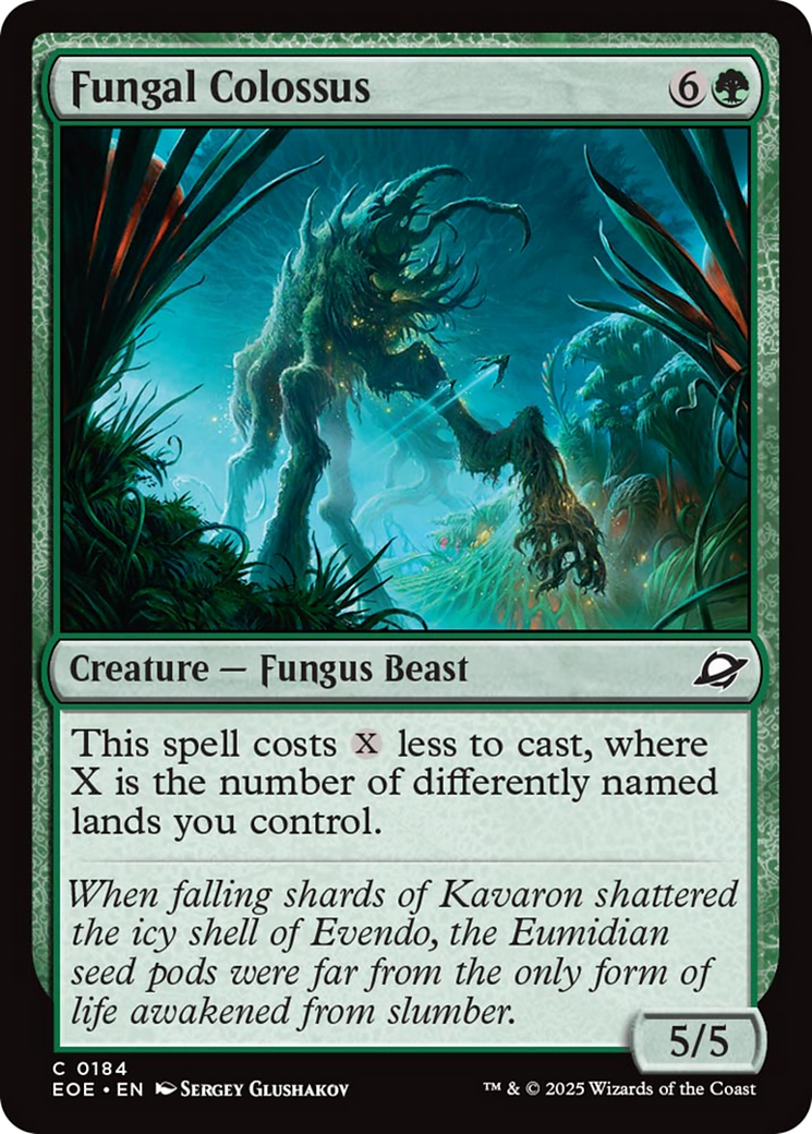 Fungal Colossus [Edge of Eternities] | Card Merchant Takapuna