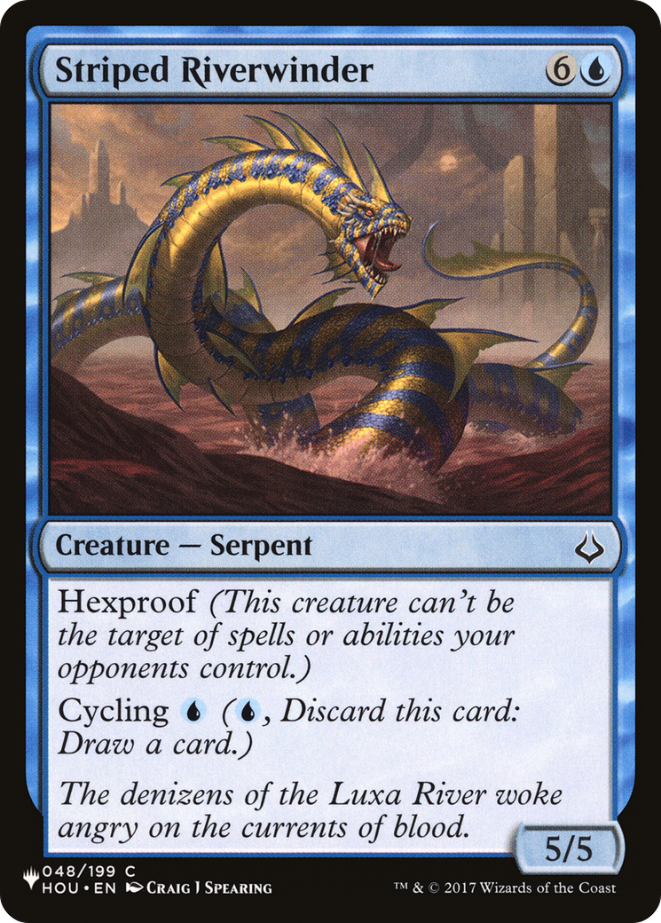 Striped Riverwinder [The List] | Card Merchant Takapuna