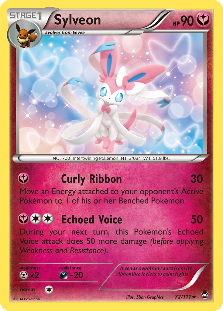 Sylveon (72/111) [XY: Furious Fists] | Card Merchant Takapuna