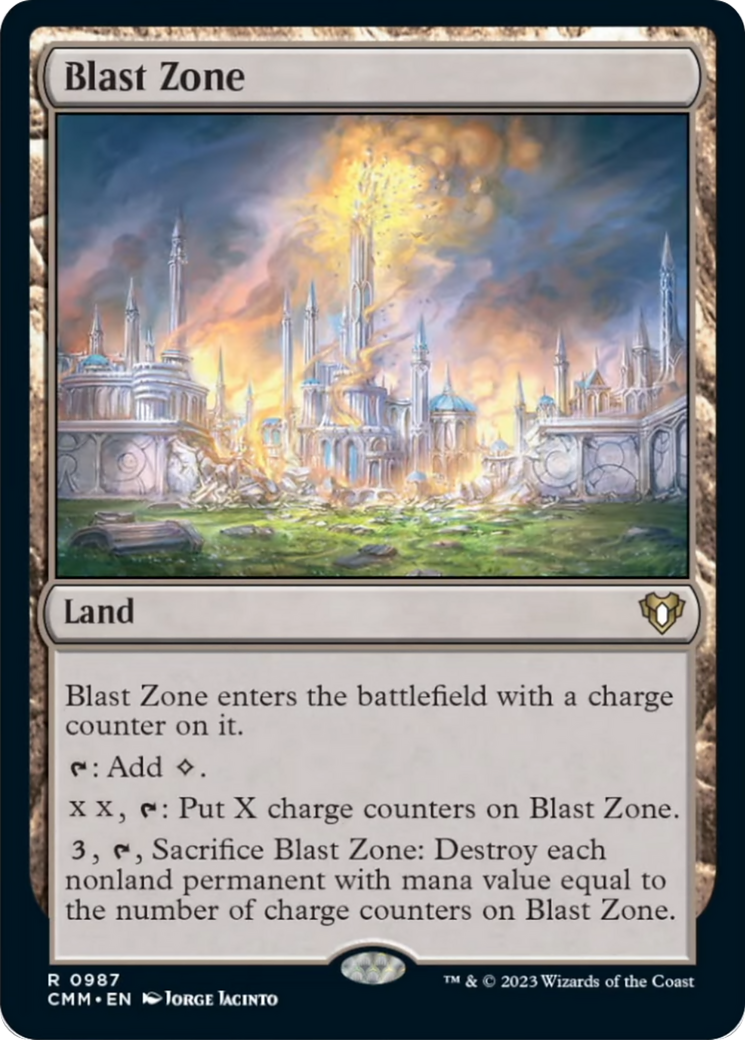 Blast Zone [Commander Masters] | Card Merchant Takapuna