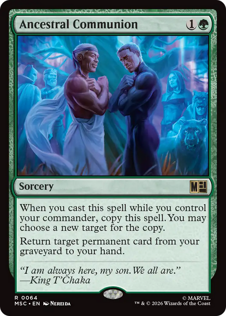 Ancestral Communion (Surge Foil) [Marvel Super Heroes Commander] | Card Merchant Takapuna