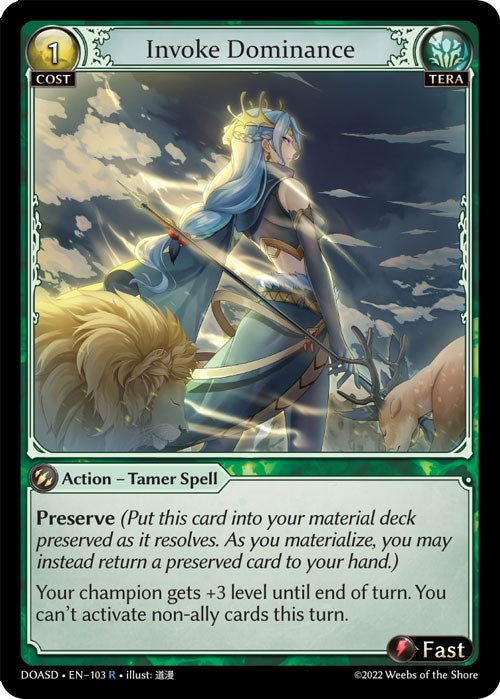 Invoke Dominance (103) [Dawn of Ashes: Starter Decks] | Card Merchant Takapuna
