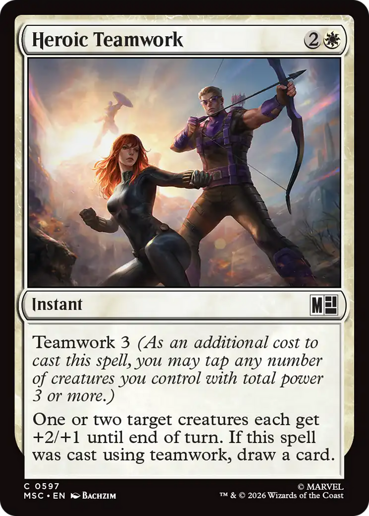 Heroic Teamwork [Marvel Super Heroes Commander] | Card Merchant Takapuna