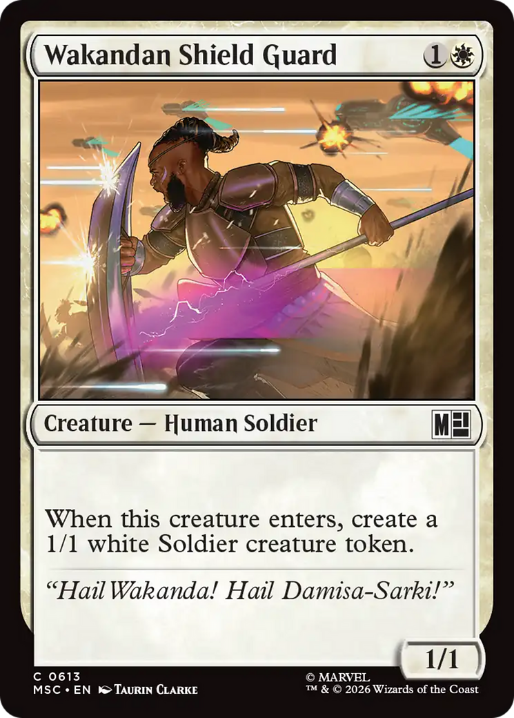 Wakandan Shield Guard [Marvel Super Heroes Commander] | Card Merchant Takapuna