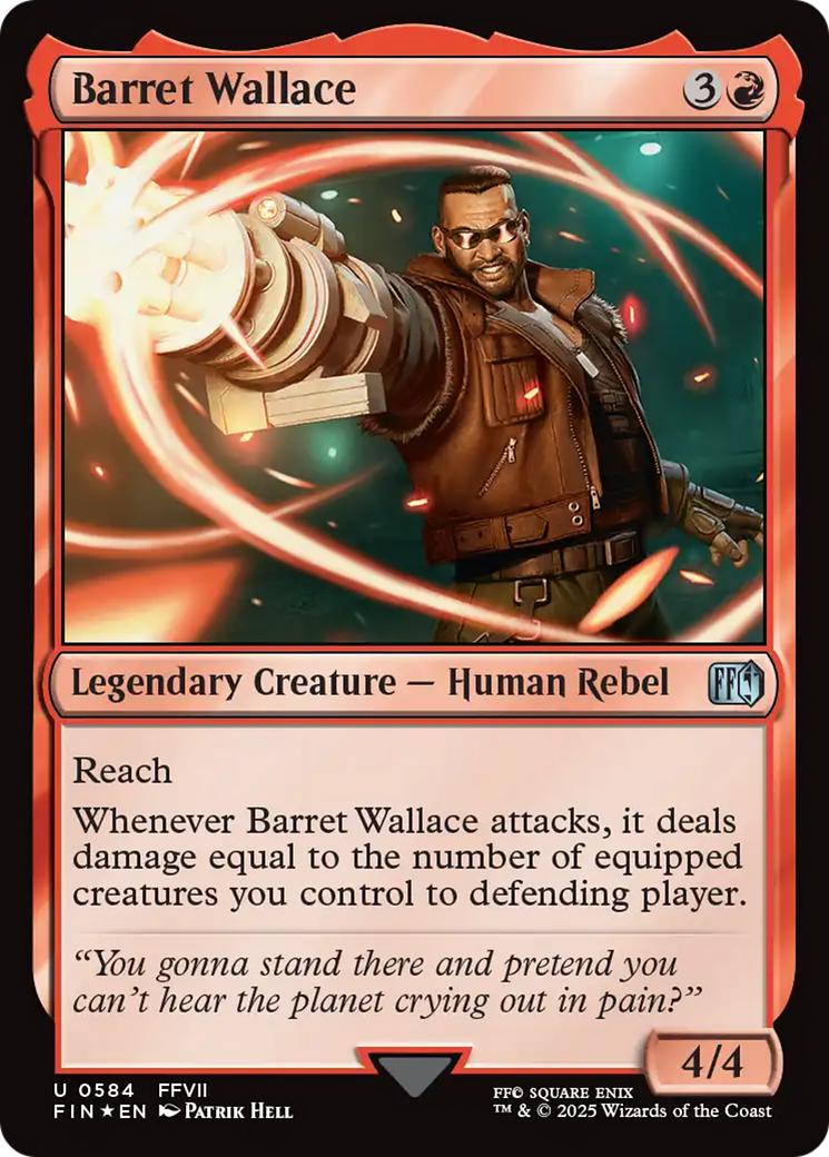 Barret Wallace (Surge Foil) [FINAL FANTASY] | Card Merchant Takapuna