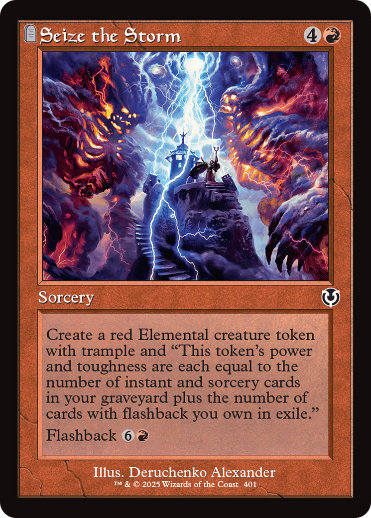 Seize the Storm (Retro Frame) [Innistrad Remastered] | Card Merchant Takapuna