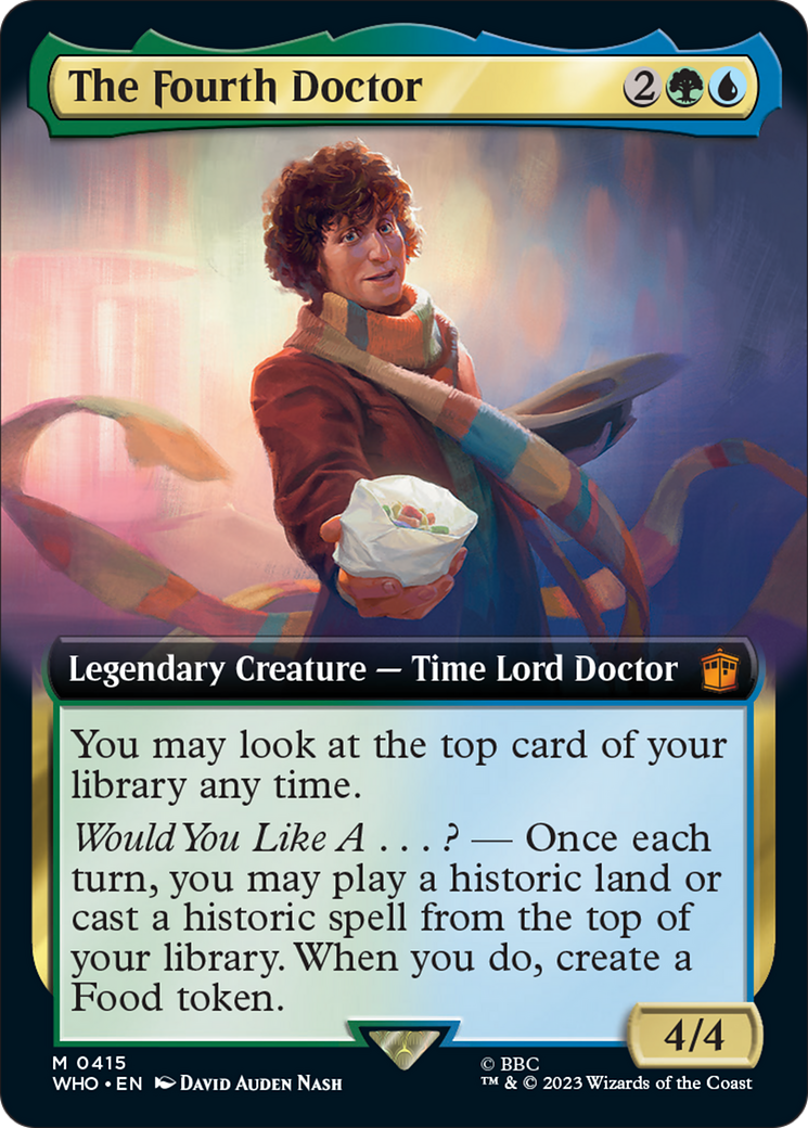 The Fourth Doctor (Extended Art) [Doctor Who] | Card Merchant Takapuna
